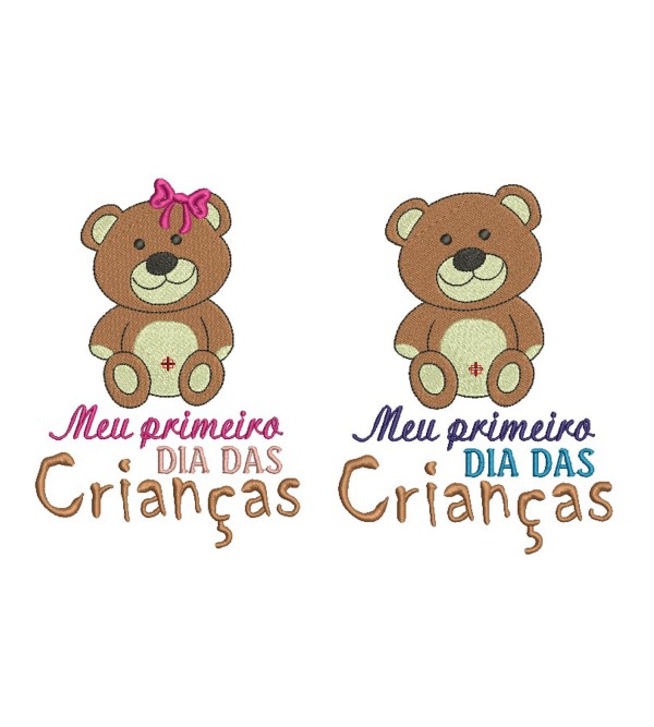 Matrizes de Bordado Primeiro Dia das Crianças 001