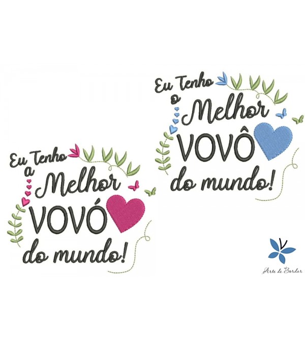 Matrizes de Bordado Coleção Dia dos Avós 006