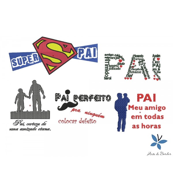 Matrizes de Bordado Dia dos Pais 001
