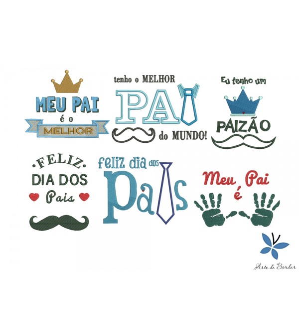 Matrizes de Bordado Dia dos Pais 012