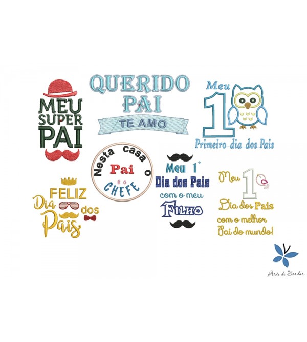 Matrizes de Bordado Dia dos Pais 013