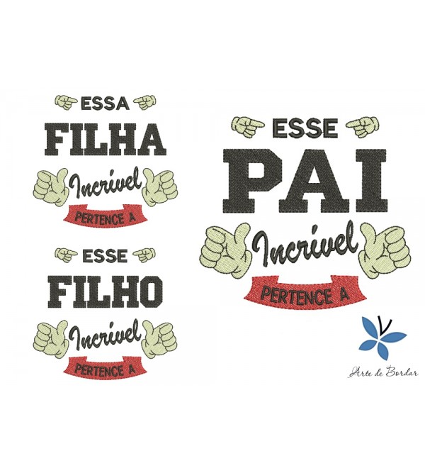 Matrizes de Bordado Dia dos Pais 019