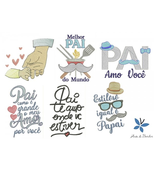 Matrizes de Bordado Dia dos Pais 023