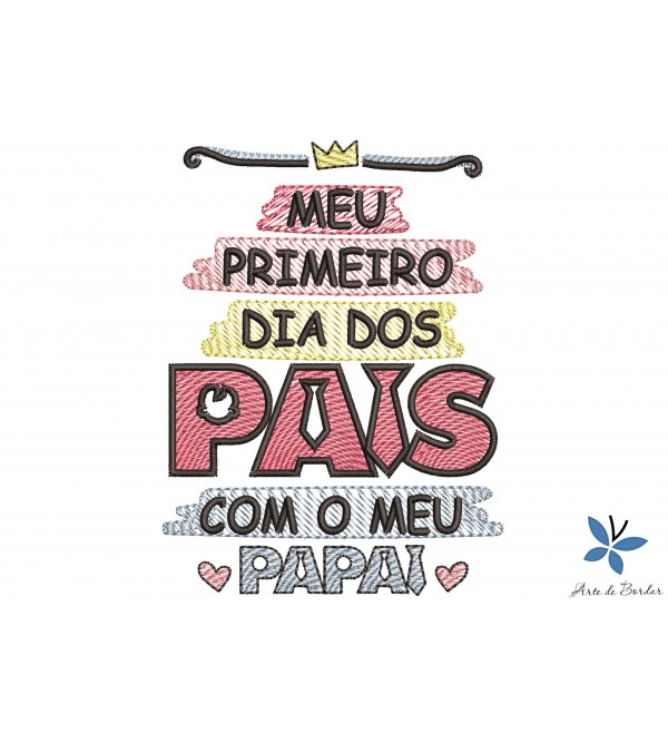 Matriz de Bordado Dia dos Pais 031