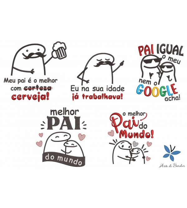 Matrizes de Bordado Dia dos Pais 035