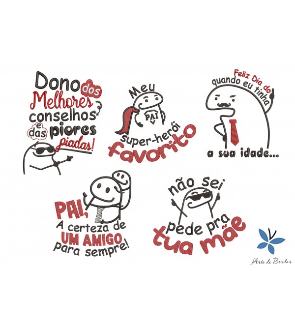 Matrizes de Bordado Dia dos Pais 035