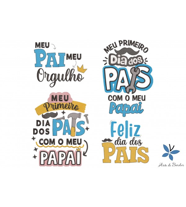 Matrizes de Bordado Dia dos Pais 036