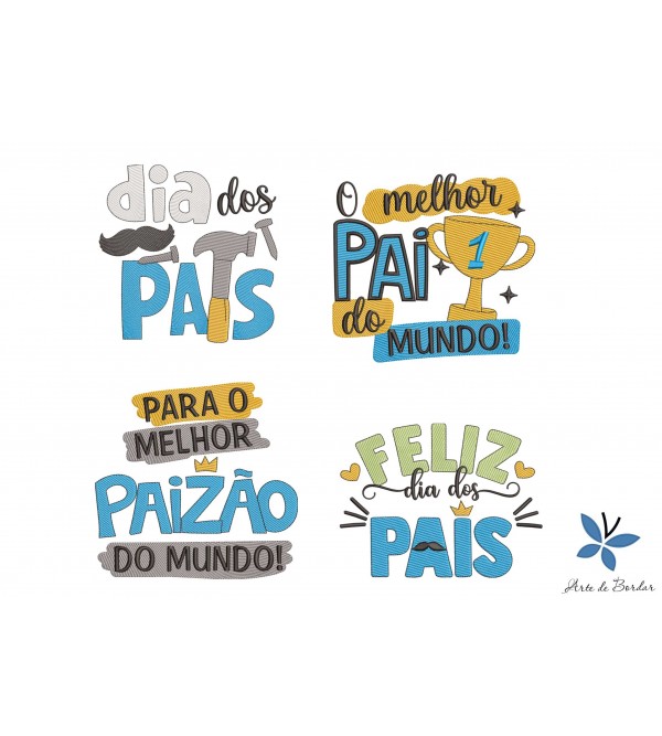 Matrizes de Bordado Dia dos Pais 036