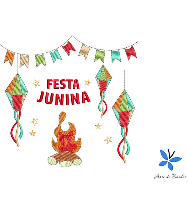 Matriz de Bordado FESTA JUNINA 008