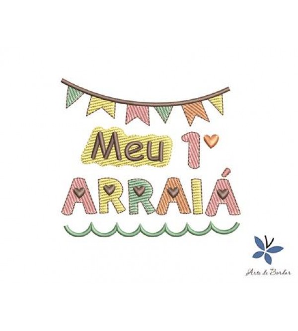 Matriz de Bordado Meu 1 Arraiá 002