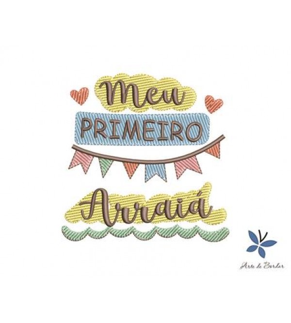 Matriz de Bordado Meu 1 Arraiá 003