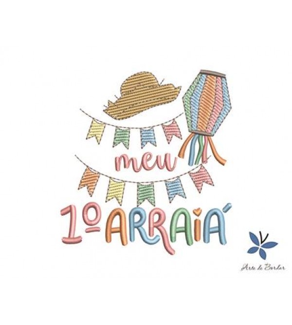 Matriz de Bordado Meu 1 Arraiá 005