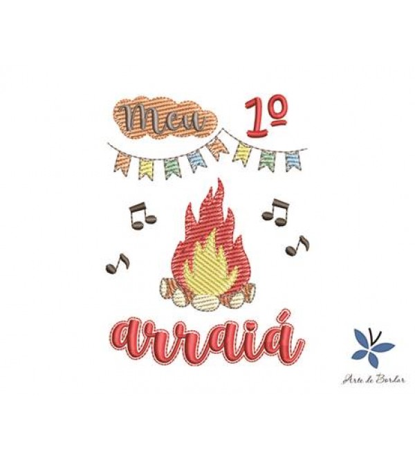 Matriz de Bordado Meu 1 Arraiá 006