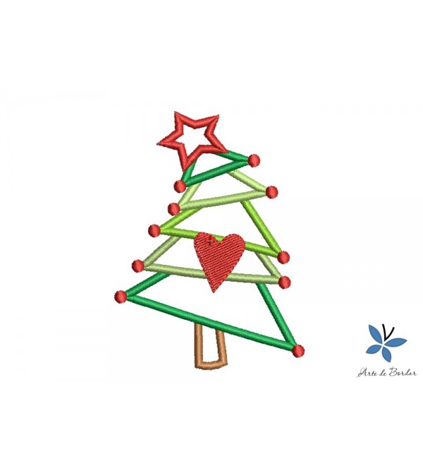 Matriz de Bordado ÁRVORE DE NATAL 006