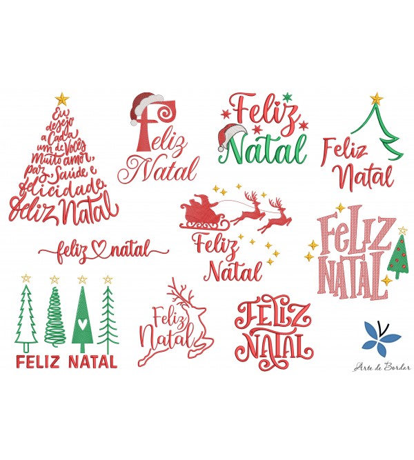 Matrizes de Bordado Coleção de Natal 028