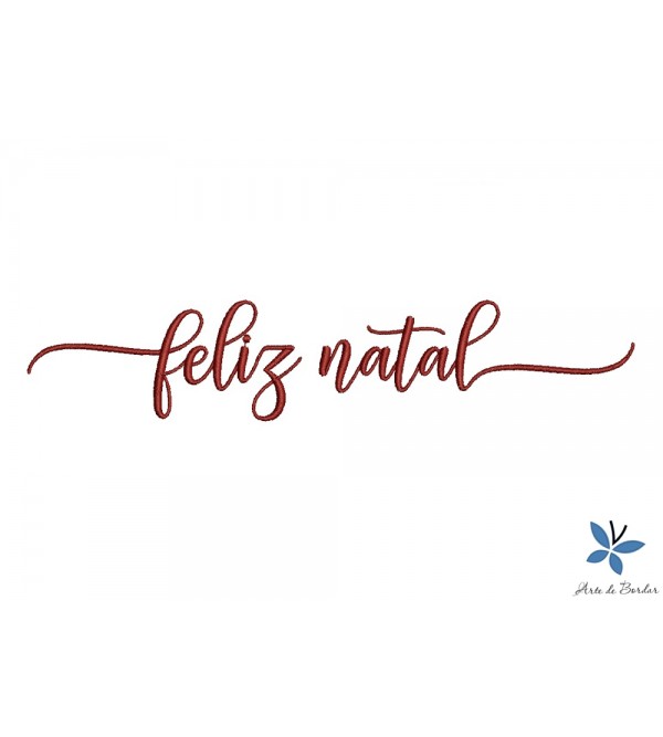 Matriz de Bordado Feliz Natal 003