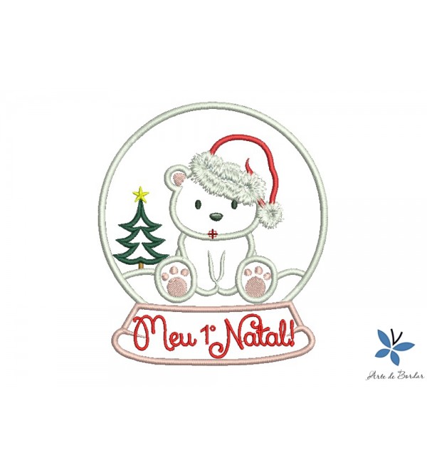 Matriz de Bordado Meu Primeiro Natal 015