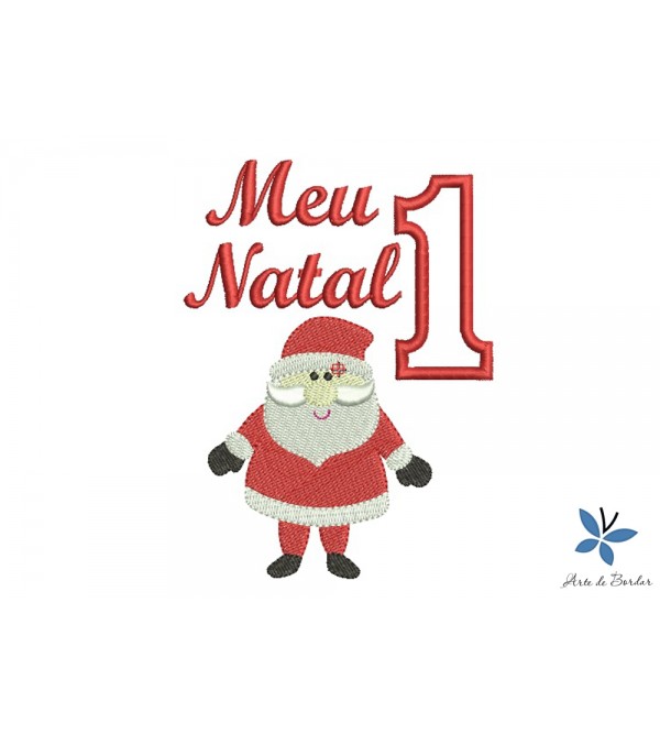 Matriz de Bordado Meu Primeiro Natal 017