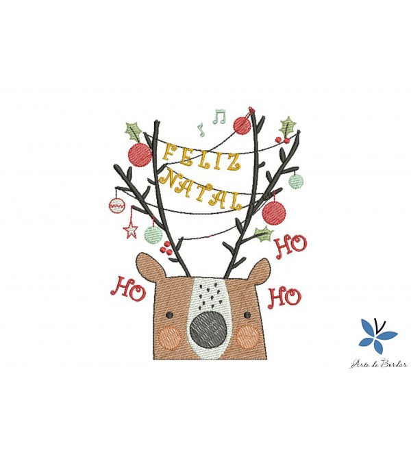 Matriz de Bordado Meu Primeiro Natal 008