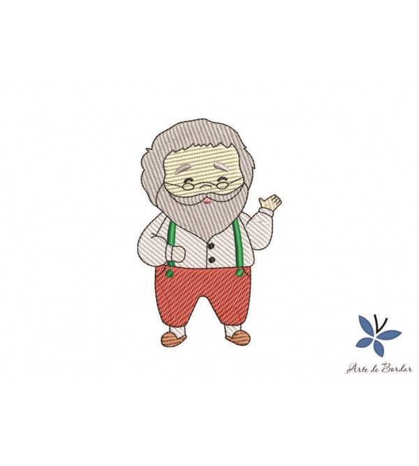 Matriz de Bordado Papai Noel 013
