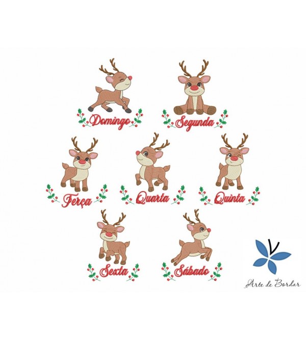 Matrizes de Bordado Semaninha de Natal 002