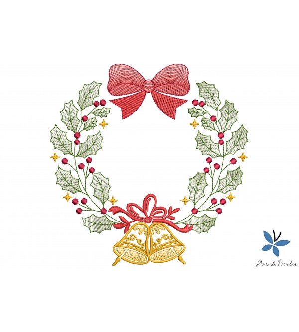 Matriz de Bordado Guirlanda 023