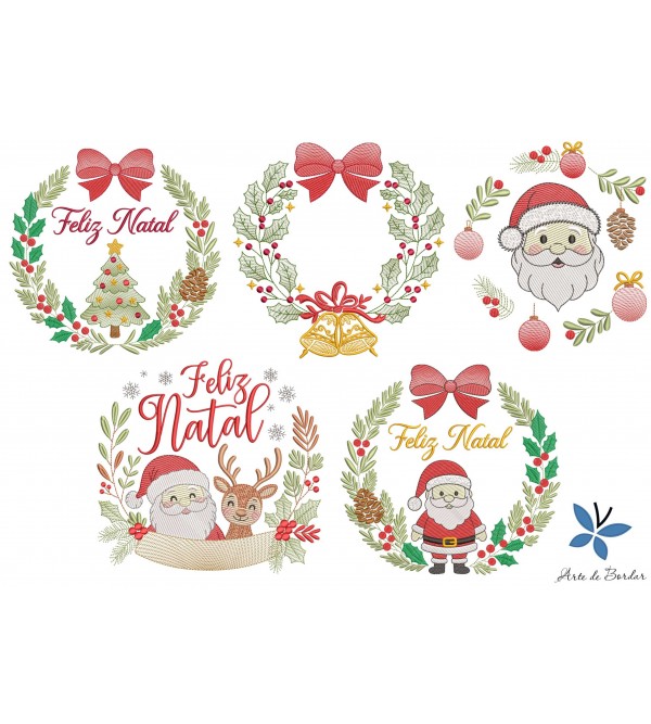 Matrizes de Bordado Coleção de Natal 036
