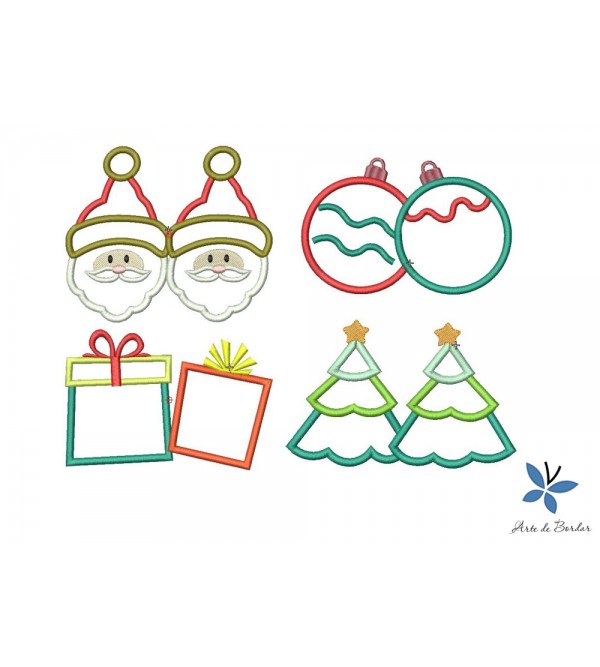 Matrizes de Bordado Coleção de Natal 037