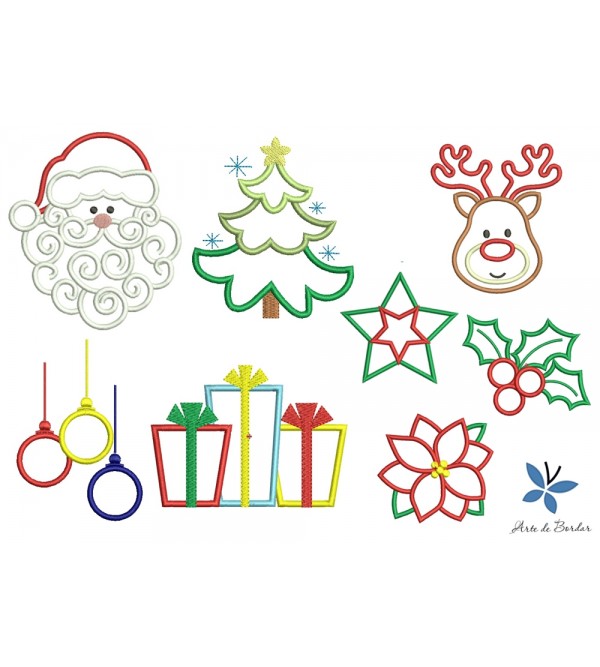 Matrizes de Bordado Coleção de Natal 038