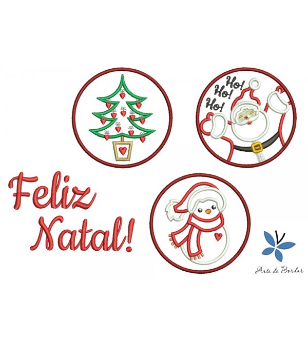 Matrizes de Bordado Coleção de Natal 045