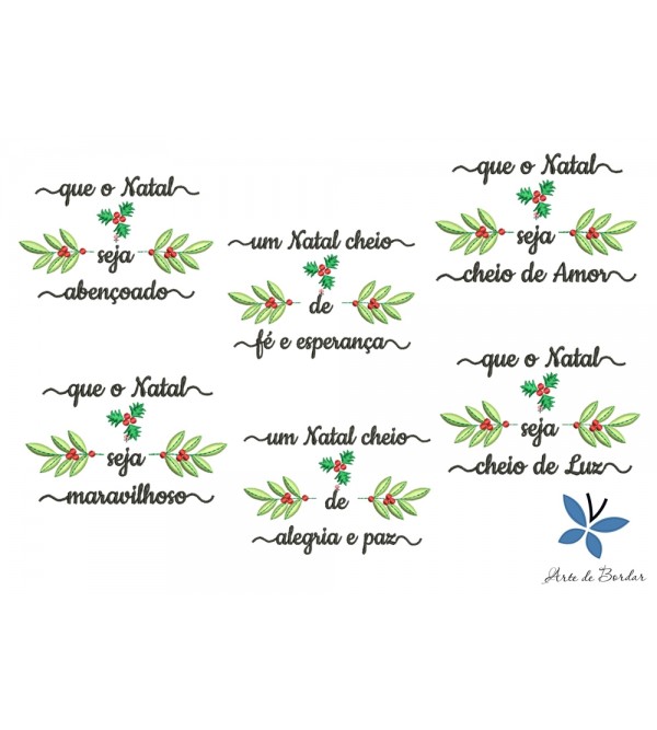 Matrizes de Bordado Coleção de Natal 046