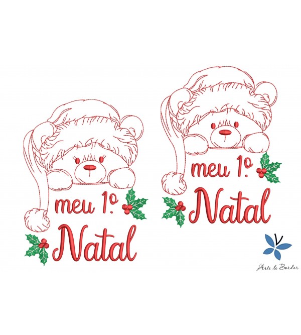Matriz de Bordado Meu Primeiro Natal 022