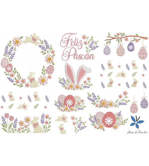 Matrizes de Bordado Páscoa 001