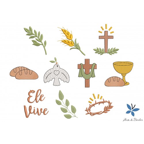 Matrizes de Bordado Páscoa 012