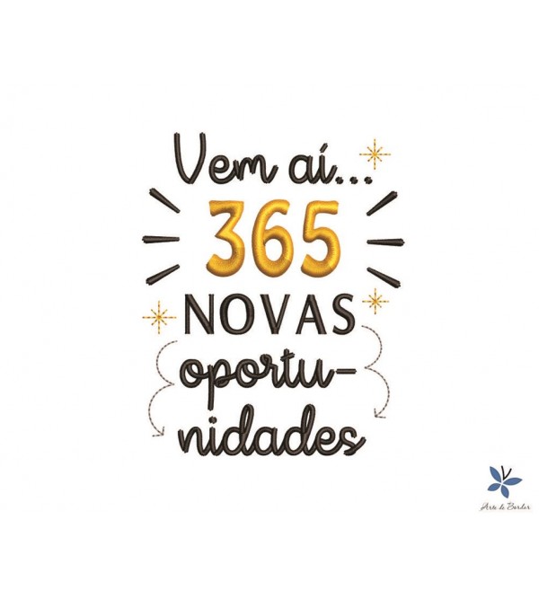 Matriz de Bordado Ano Novo 003
