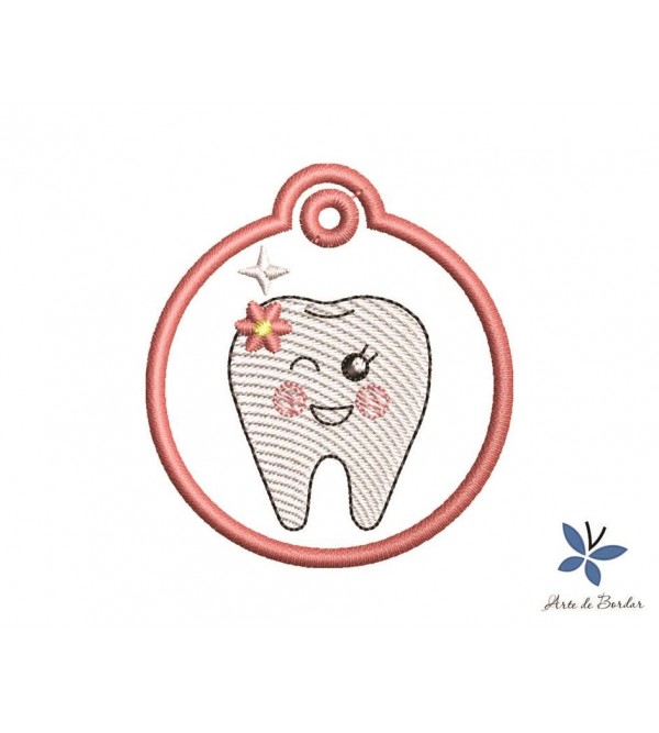 Matriz de Bordado Dentinhos 015
