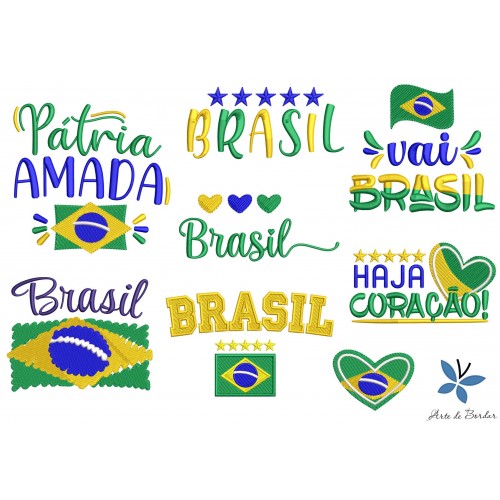 Matrizes de Bordado Coleção Copa de Futebol 004