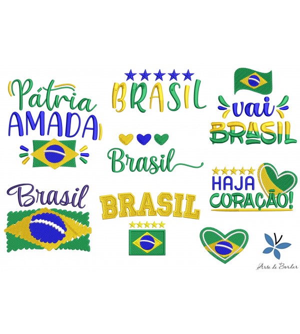 Matrizes de Bordado Coleção Copa de Futebol 004