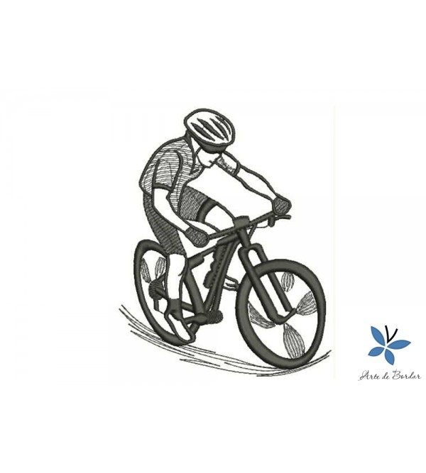 Matriz de Bordado Ciclismo 001