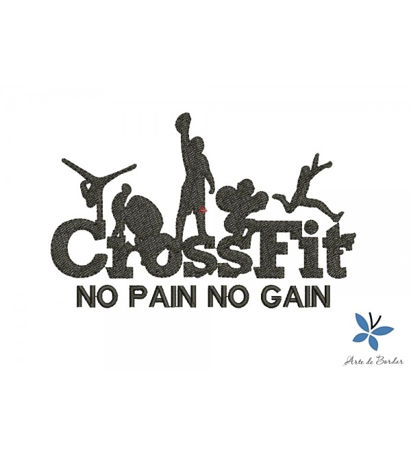 Matriz de Bordado Crossfit 001
