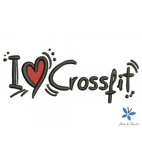 Matriz de Bordado Crossfit 002