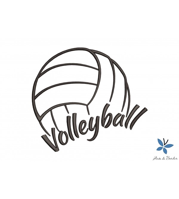 Matriz de Bordado Vôlei 001