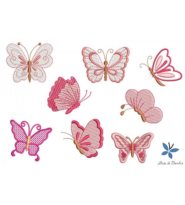 Butterflies and Flowers 017