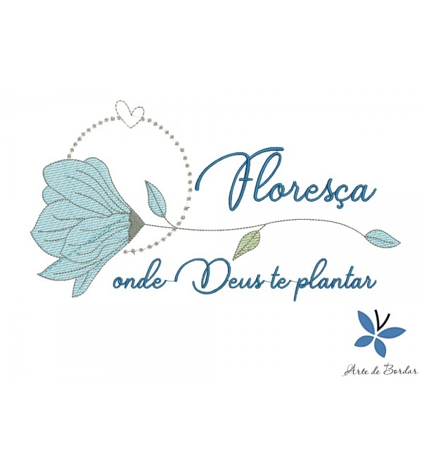 Matrizes de Bordado Coleção de Flores 035