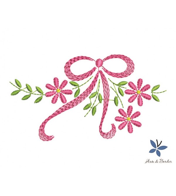 Matriz de Bordado Flor 001