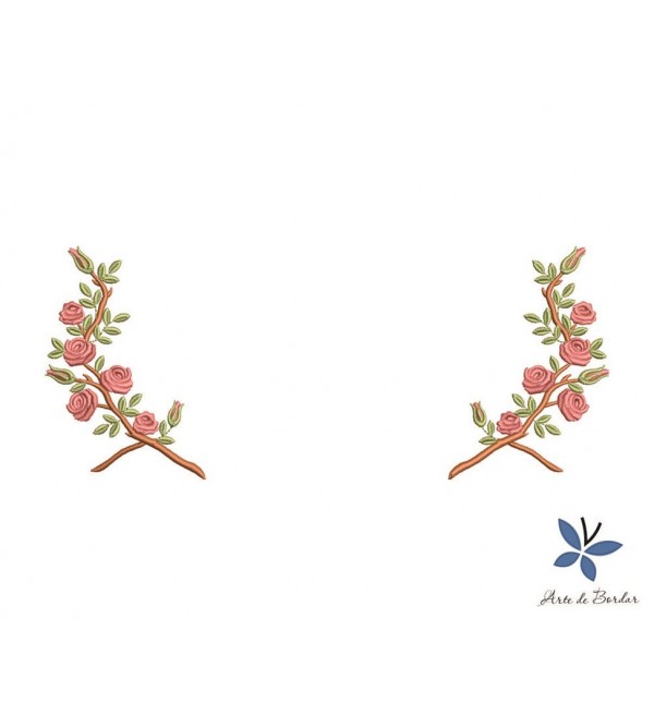 Matriz de Bordado Flor 002