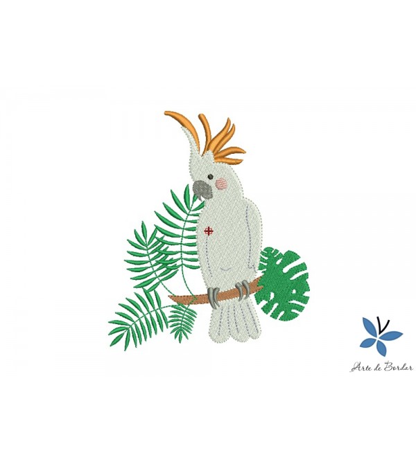 Matriz de Bordado Cacatua 001