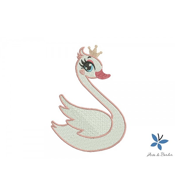 Matriz de Bordado Cisne 002