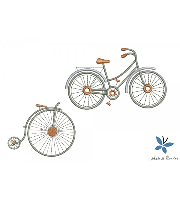Matrizes de Bordado Coleção Bicicletas 005