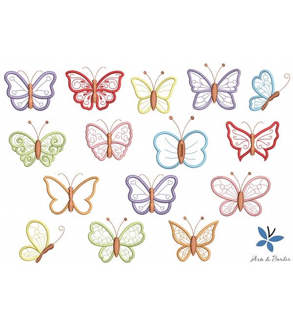 3D Butterflies Collection 001